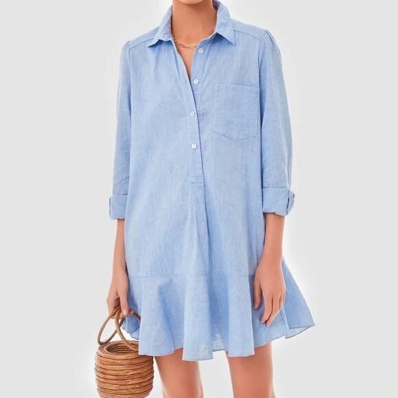 Tuckernuck Dresses & Skirts - Tuckernuck Chambray Callahan Shirt Dress - medium